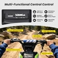 thumbnail image 5 of Track Seven 24V Electric Dirt Bike for Kids, Official Licensed Honda Electric Motorcycle, Up to10 Mph, Twist-Grip Throttle, 12" Pneumatic Tires, Bluetooth, Music, Motorcycle for Kids 6+, Green, 5 of 9