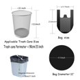 thumbnail image 6 of 150 Count Small Kitchen Trash Bags 4-6 Gallon Biodegradable Bathroom Trash Bags Extra Strong Small Garbage Bags Unscented for Bathroom Bedroom Office, Size Expanded, Compostable Trash Bags, 6 of 7