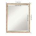 thumbnail image 4 of Amanti Art Imprint Light Bronze Beveled Wood Wall Mirror 21 x 17 in., 4 of 10