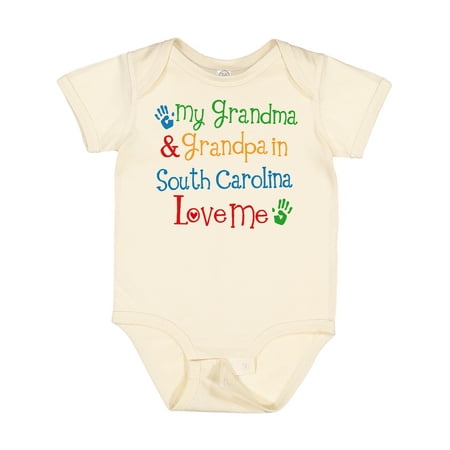 

Inktastic South Carolina Grandma Loves Me Gift Baby Boy or Baby Girl Bodysuit