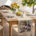 thumbnail image 6 of Placemats Set of 4, Wine Cask Place Mats Retro Farmhouse Grape Tablemats Washable Placemat Table Decoration for Kitchen Table Dinner Party Home Decor Indoor Outdoor 13x19 Inch, 6 of 9