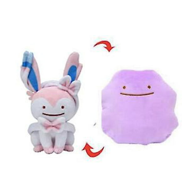 Anime Pokemon Dolls Ditto Reversible Pillow Cushion Transform Pikachu Lapras Bulbasaur