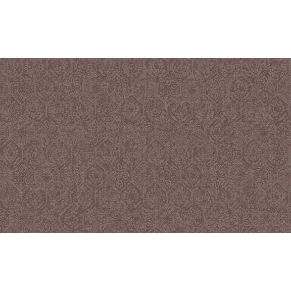 Advantage Edsel Maroon Geometric Wallpaper, 20.9-in by 33-ft, 57.48 sq. ft.