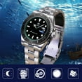 thumbnail image 3 of ADDIESDIVE Men's Watch Stainless Steel Analog Quartz Watch with Ceramic Bezel, 200M Water Resistant Dive Watch, Japanese Quartz Movement Men's Watch, 3 of 8