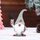 thumbnail image 3 of Adorno de madera de Navidad, adorno de felpa de gnomos de Papá Noel de madera, decoración de escritorio, soporte de Navidad de madera, muñeca sin rostro, decoración colgante para á, 3 of 5