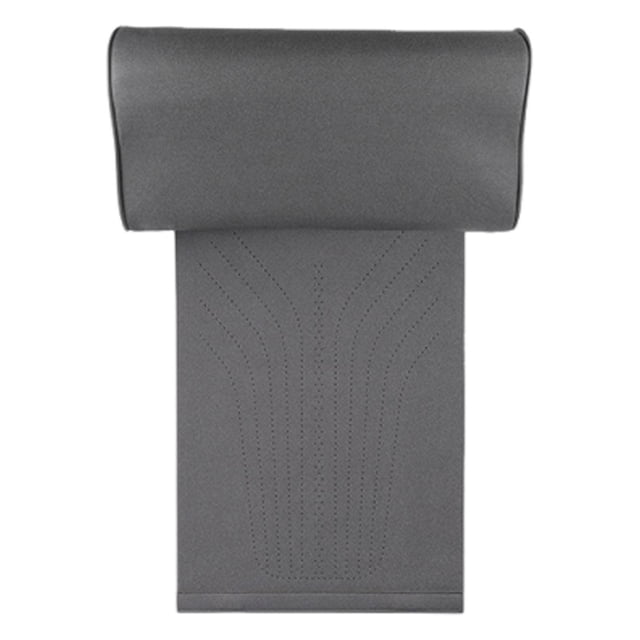 Zorion Car Leg Rest Pad Seats Extend Leg Support Cushion Memory Foam Pillow Suede Breathable Material Universal Automotive Seat Leg Rest Stable Fixed Design Gray