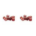 thumbnail image 3 of Thinsony 4 Pieces Car Tire Valve Stems Caps Flag Pattern Rim Sleeve Dustproof Cover Repair Parts for Bicycle Vehicle Motorcycle Red 2Set, 3 of 6