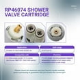 thumbnail image 3 of APPLAYERR New Shower Valve Cartridge RP46074 for Delta Monitor 13/14 Series Tub Showers 100% Tested Direct Replacement, 3 of 11
