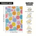 thumbnail image 4 of 1 Piece Super Soft Happy Smiling Face Flannel Blanket Relax All Year Round Winter, Office Decoration Happy Design, 4 of 7
