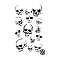 thumbnail image 5 of Mylar Camo Skull Gun Painting Stencils Camouflage for cerakote 3 Pack Skulls Set, 5 of 10