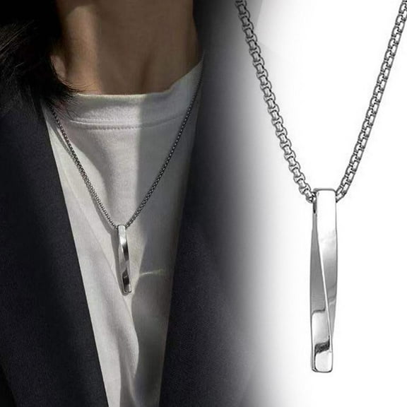 SSKFHGI Long Necklace Cold Breeze Sweater Sweater Chain Pendan