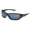 thumbnail image 2 of Mcr Safety Forceflex Safety Glasses, Black Frame, Blue Lens, 2 of 2