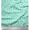 thumbnail image 1 of Soimoi Silk Fabric Dot,Floral & Heart Print Fabric by Yard 42 Inch Wide, 1 of 1