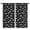 Black, variant on Blackout Kids Curtains,Dinosaur and Palm Navy Blue Pattern Children's Insulated Curtains Set Of 2,Bedroom Essentials,Toddler Room Decor 52"x84"