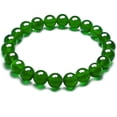 thumbnail image 1 of Pulsera de ágata verde natural - 14 mm - Código de modelo 9770 14 mm, 1 of 3