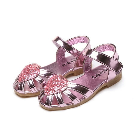 sequin flat sandals