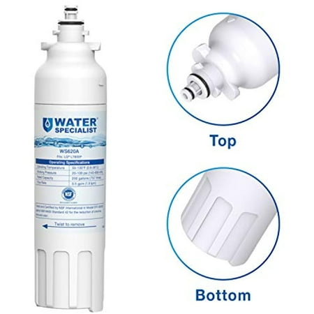 

Waterspecialist ADQ73613401 Refrigerator Water Filter Replacement for LG
