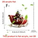 thumbnail image 3 of Llavero colgante acrílico 2D con trineo navideño de Papá Noel | Adornos navideños para mochila de coche | Adorno festivo y regalo para niños y familias, 3 of 3