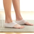 thumbnail image 1 of Flexible Fit Shock Absorption, Washable And Reusable Silicone Insoles With Invisible Height Increase And Breathable Material, Ergonomic Design For Support And Comfort, 1 of 5