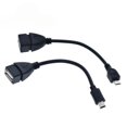 thumbnail image 2 of Feylan NEW Micro USB OTG Cable Data Transfer Micro USB Male to Female Adapter for Samsung HTC Android, 2 of 6