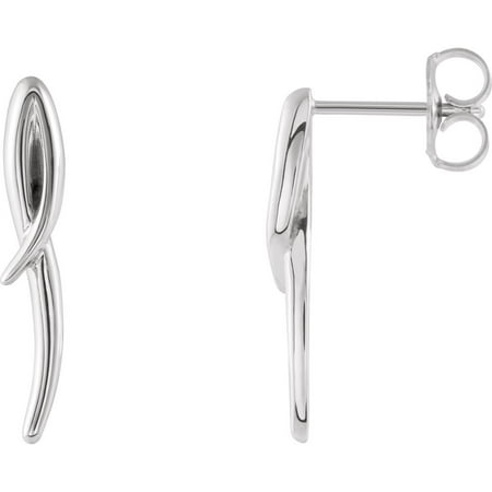 Freeform Cuff - 925 Sterling Silver Freeform Dangle Earrings for Women