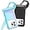 A08-Blue and Black, variant on Waterproof Phone Pouch Case 2 pax for iPhone 17 16 Pro Max/15/14/13/12, IP68 Travel Cellphone Dry Bag Beach Cruise Ship Essentials Bags with Crossbody Lanyard,Black and White-7″
