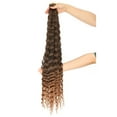 thumbnail image 3 of Eqslft Ocean Wave Crochet Hair, Deep Wave Curly Braiding Hair Extensions,Bundles Brazilian Hair Weave Bundles, Curly Extensions for Boho Braids, 3 of 7