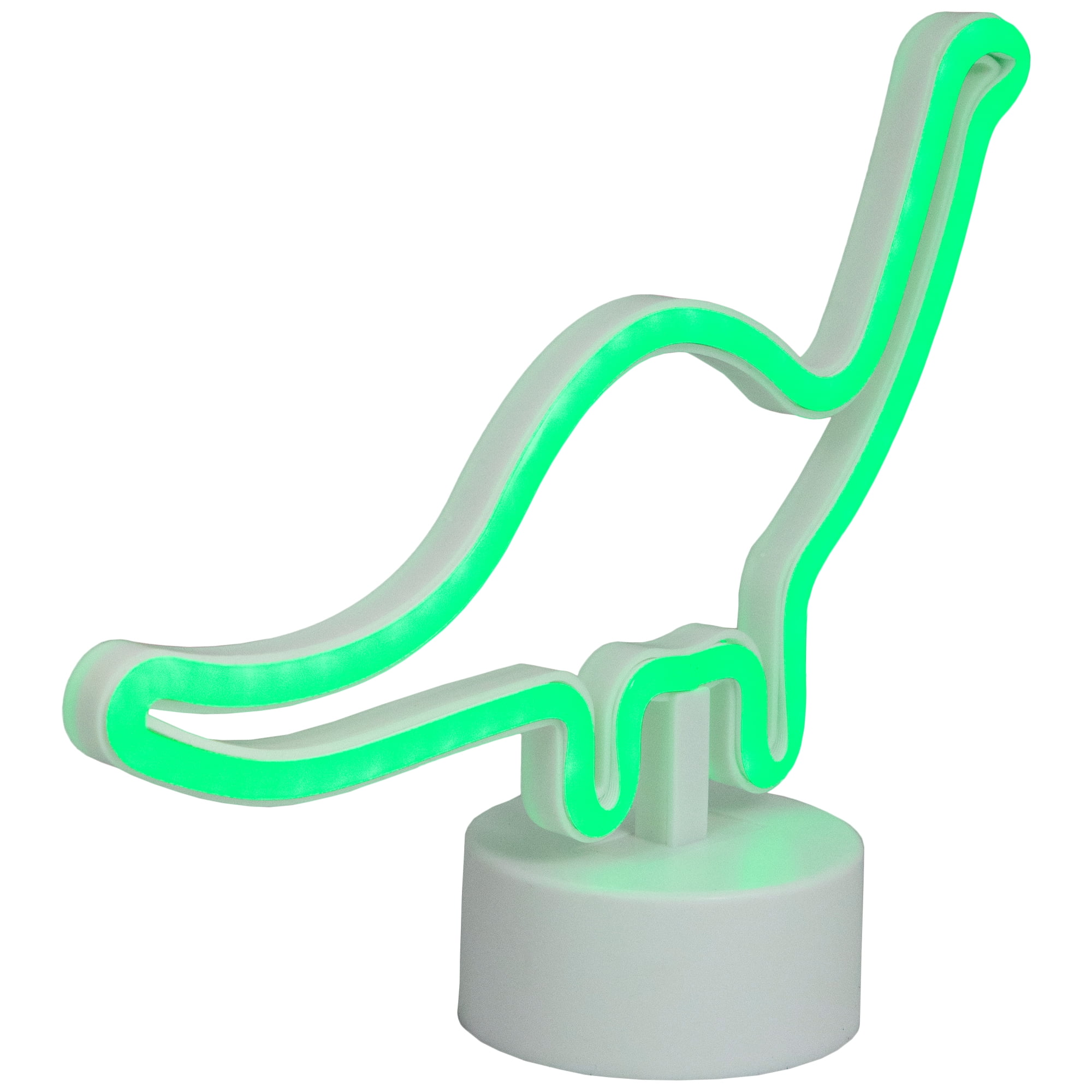 11" Green Dinosaur LED Neon Style Table Sign