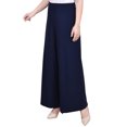 thumbnail image 2 of NY Collection Women's Missy Wide Leg Pull-on Pant, 2 of 4
