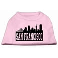 thumbnail image 4 of San Francisco Skyline Screen Print Shirt Red Med (12), 4 of 10