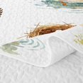 thumbnail image 5 of Manfei Mallard Duck Print Quilt King,Farmhouse Cabin King Coverlet Set,3-Piece,1 Bedspread and 2 Pillowcases, 5 of 7