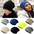 thumbnail image 3 of Unisex Crochet Hat Couples Oversize Beanie Winter Warm Cap, 3 of 3