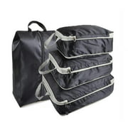 Compression Storage Bag with Shoe Bag Four-piece Suitcase Waterproof Nylon Material Travel Storage Bag Storage Bag