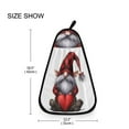 thumbnail image 6 of Red Gnome Heart Hanging Towel Kitchen Hand Towel Bathroom Absorbent Towel Machine Washable Quick Dry Dishcloths, 6 of 6