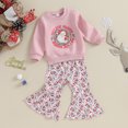 thumbnail image 2 of Okbabeha Christmas Outfits Toddler Baby Girl Clothes 6 9 12 18 24Months 2t 3t 4t Sweatshirt Sweater Top Pants Set Fall Winter, 2 of 7