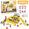 thumbnail image 3 of Godderr Kids Toys 10PCS Kids toy car Double-decker rail car toys DIY rail car Boys' toys gifts, 3 of 6