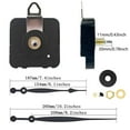 thumbnail image 2 of Wall Clock Motor with Long Clock Hands Set Long Shaft High Torqued Quartzs Clock Movement Home Decors Clock Repair, 2 of 8