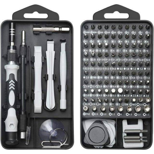 funavi 122-in-1 Mini Precision Screwdriver Set Portable Repair Kit for Computer Laptop iPhone Glasses