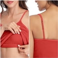 thumbnail image 4 of Charmo Women's Cami Adjustable Spaghetti Strap Built in Bra Tank Tops 2 Pack, 4 of 7