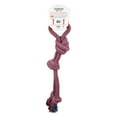 thumbnail image 3 of Mammoth Flossy Chews Extra Twin Dog Tug Toy with Handle, Large, 24", 3 of 6