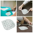 thumbnail image 2 of & Craft & Stationery Multifunctional Angle Cutting Ruler Acrylic Fiber Seam Template with Round Edge for Precise Measurements and Crafting Projects, 2 of 8