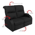 thumbnail image 3 of Reclinable doble srt-284.5 portavasos sport, Atlas del Descanso color Negro, 3 of 8