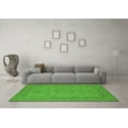 thumbnail image 3 of Ahgly Company Indoor Square Oriental Green Industrial Area Rugs, 7' Square, 3 of 4