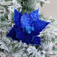 thumbnail image 1 of Recortes de flores navideñas multicolores Accesorios para la decoración del árbol de Navidad Decoración de flores navideñas, 1 of 6