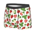 thumbnail image 5 of Goofa Strawberry Printed Men's Boxer Briefs Underwear, Moisture-Wicking Underwear, Trunk,Soft and Breathable Cotton Underwear-XX-Large, 5 of 9