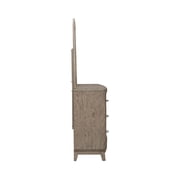 Liberty Furniture Avalon Queen Upholstered Storage Bed, Dresser & Mirror, Chest, Night Stand