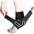 thumbnail image 1 of wonima44 2 Pack Ankle Brace & Elastic Supports for Men & Women, Ankle Support Ankle Compression Sleeve, Ankle Wrap Ankle Sleeve Ankle Brace for Sprained Ankle (Black, Medium), 1 of 1