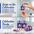 thumbnail image 3 of 4th of July Glitter Stick, 2026 Patriotic Red White Blue Hair Face Body Glitter for Independence Memorial Day, Women's 1OZ(1PC), 3 of 7