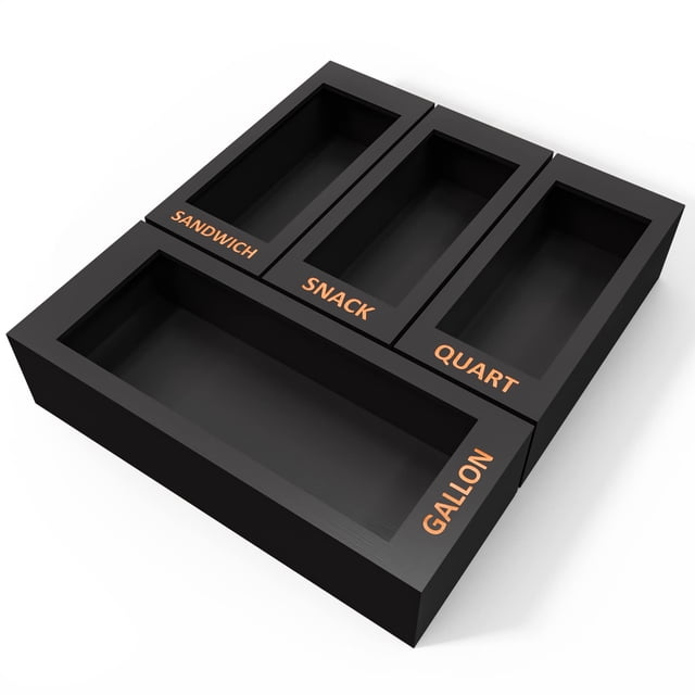 Organizador de bolsas de almacenamiento DALSHABET Bamboo para cajón de cocina