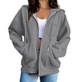 thumbnail image 2 of SwiftWear Women's Zip Up Hoodie Long Sleeve Sweatshirt Hooded Jacket Full Zip with Pockets, 2 of 8